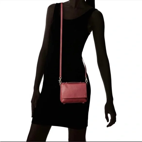 Foley Corinna Bags Foley Corinna Gigi Flap Crossbody Rouge